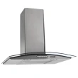 Coifa Parede Slim Nardelli Vidro Curvo Inox 60cm 127V 50011000